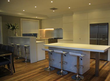 Large kitchen design, interior design kitchen
